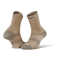 Bv Sport Mi-Chaussettes Double Evo Beige