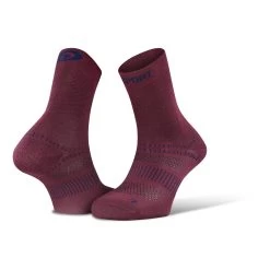 Bv Sport Mi-Chaussettes Double Evo Bordeaux