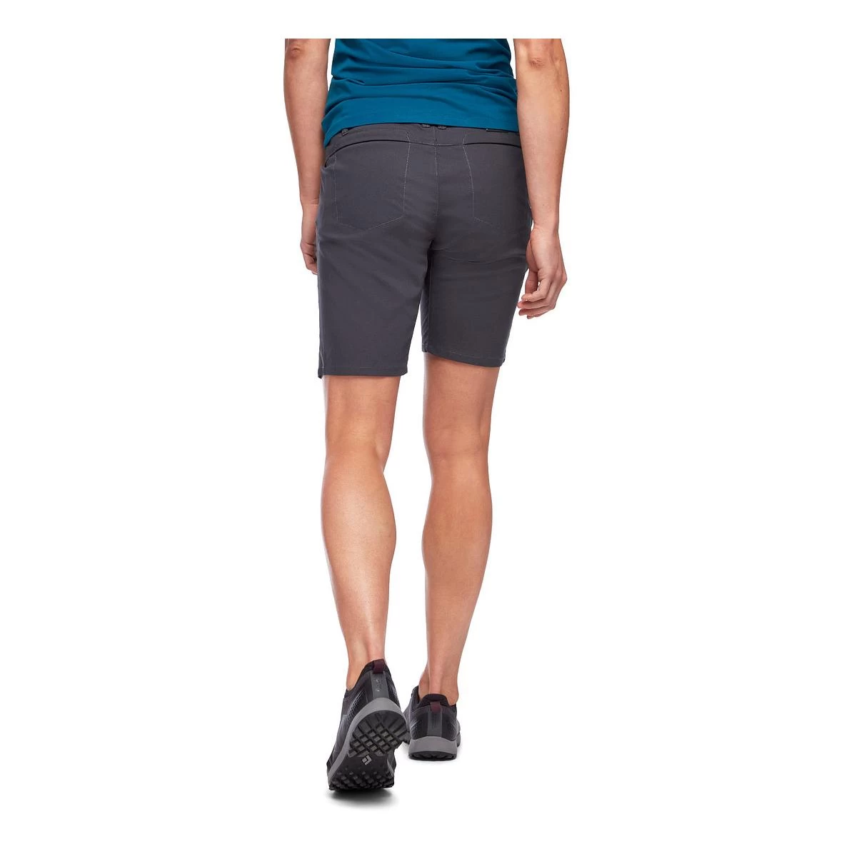 Black Diamond Anchor Stretch Shorts Femme Gris – Image 2