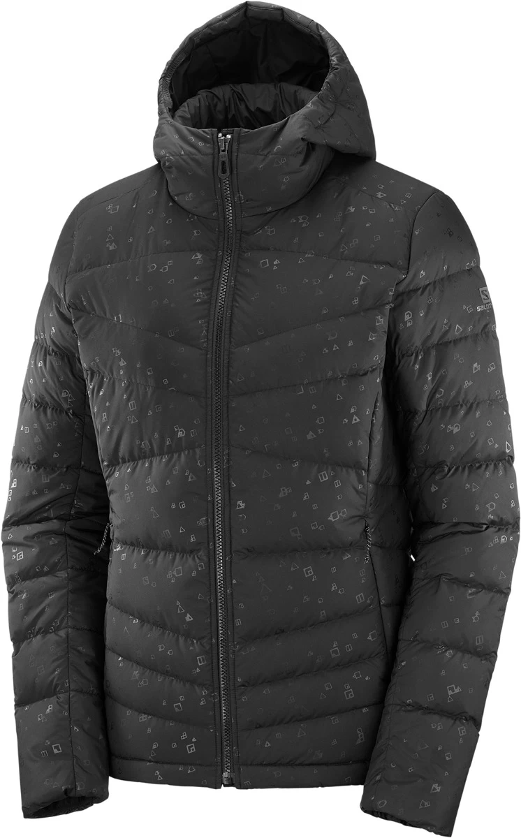 Salomon Transition Down Hoodie Femme Noir – Image 6