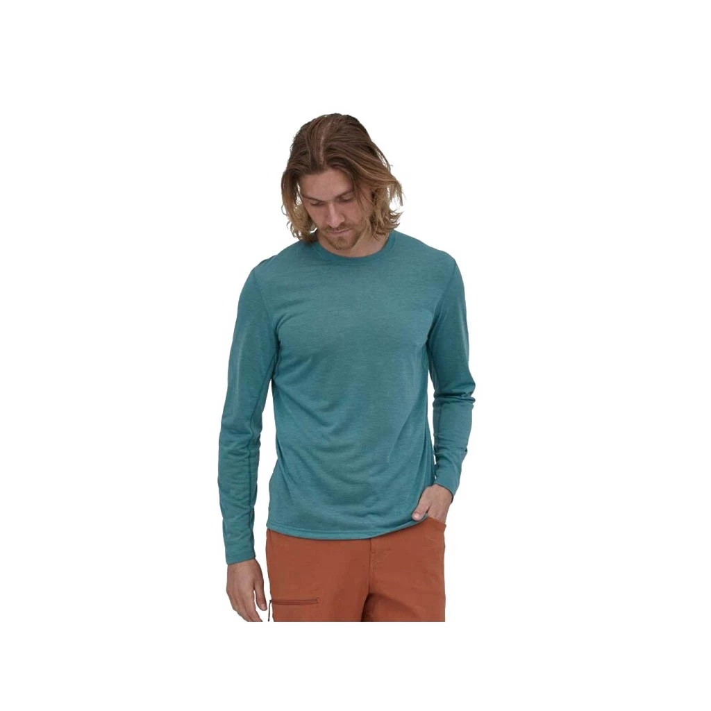 Patagonia Long Sleeve Cap Cool Trail Shirt Homme Bleu – Image 2