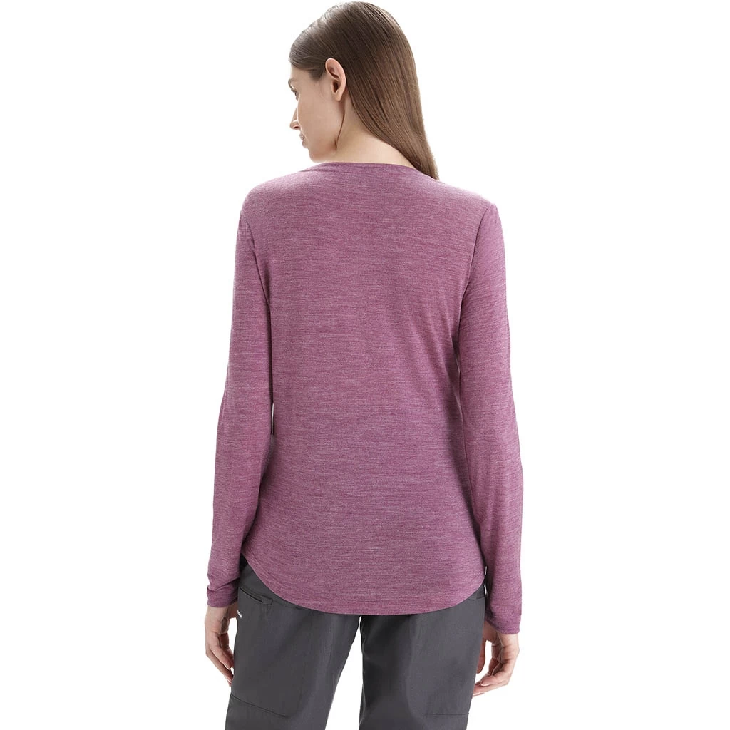 Icebreaker Sphere II Long Sleeve Tee Femme Violet â Image 4