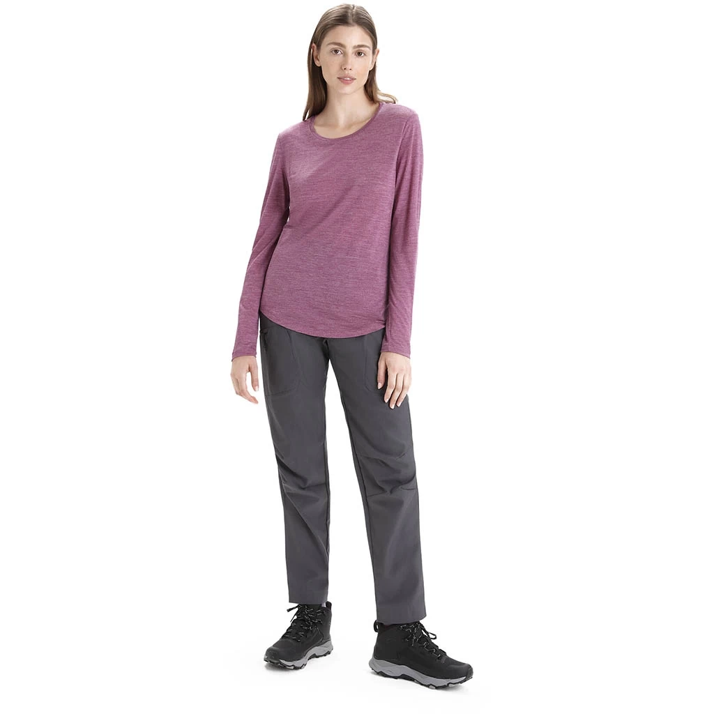 Icebreaker Sphere II Long Sleeve Tee Femme Violet â Image 5