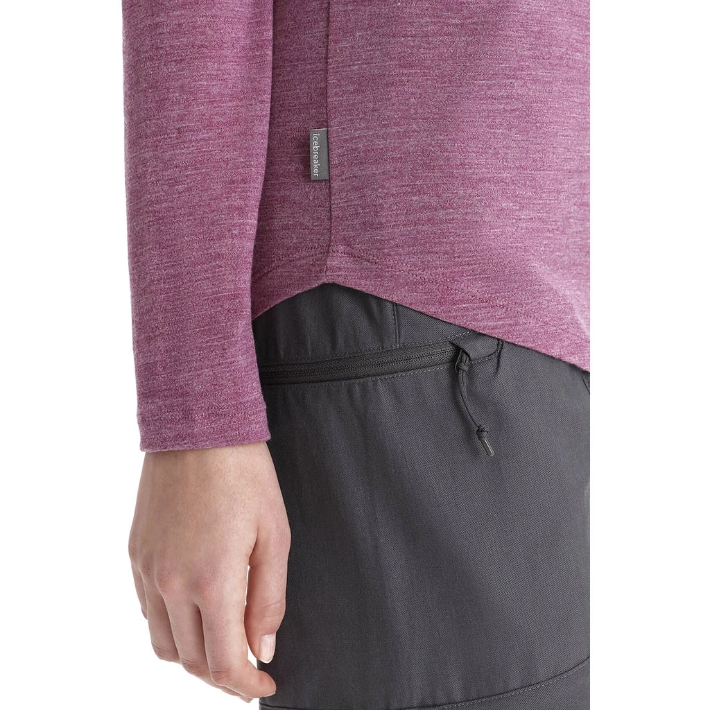 Icebreaker Sphere II Long Sleeve Tee Femme Violet â Image 7