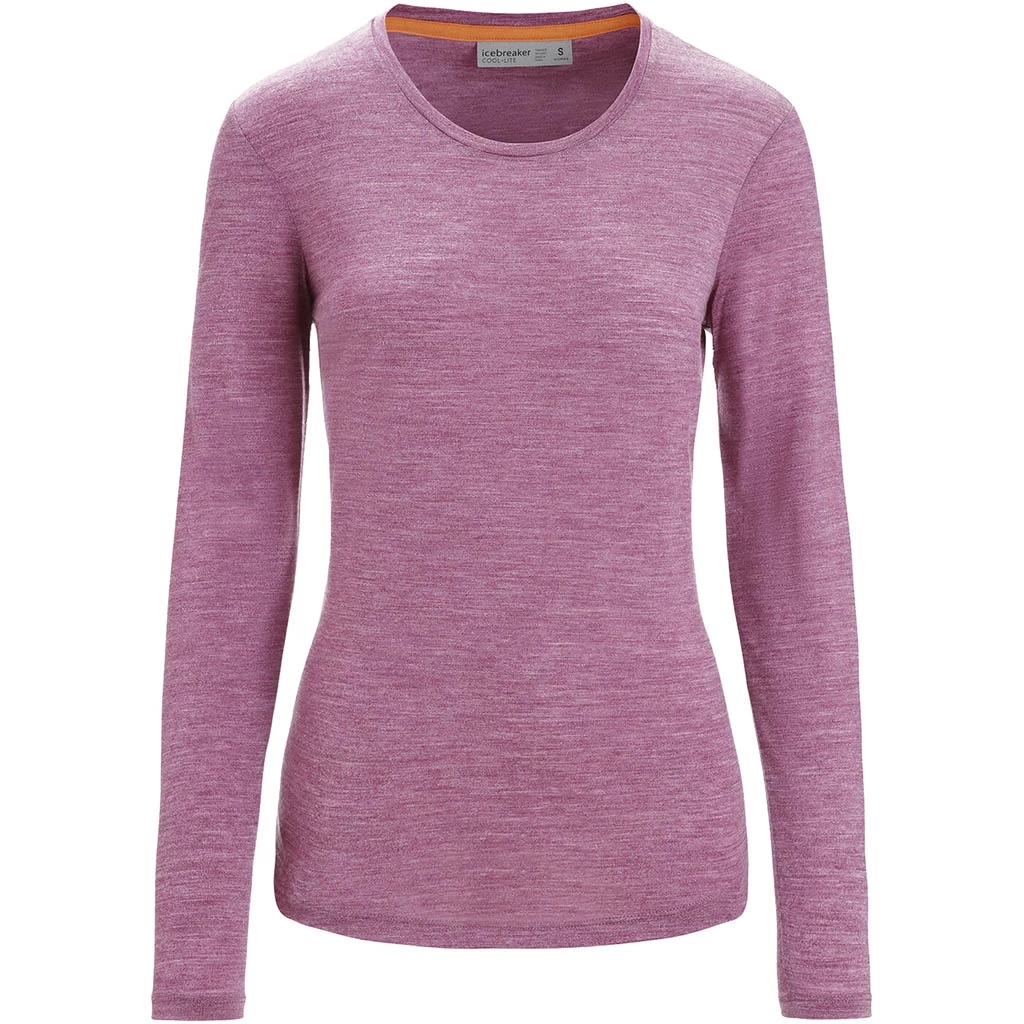Icebreaker Sphere II Long Sleeve Tee Femme Violet