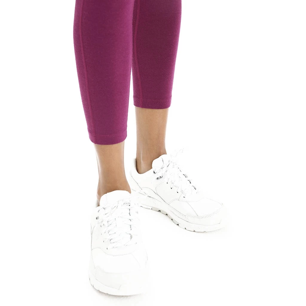 Icebreaker Fastray High Rise 3/4 Tights Femme Violet – Image 7