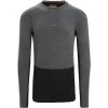Icebreaker Zoneknit 260 Long Sleeve Crewe Homme Gris