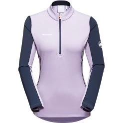 Mammut Aenergy Ml Half Zip Pull Women Femme Violet