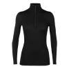 Icebreaker 200 Oasis Long Sleeve Half Zip Femme