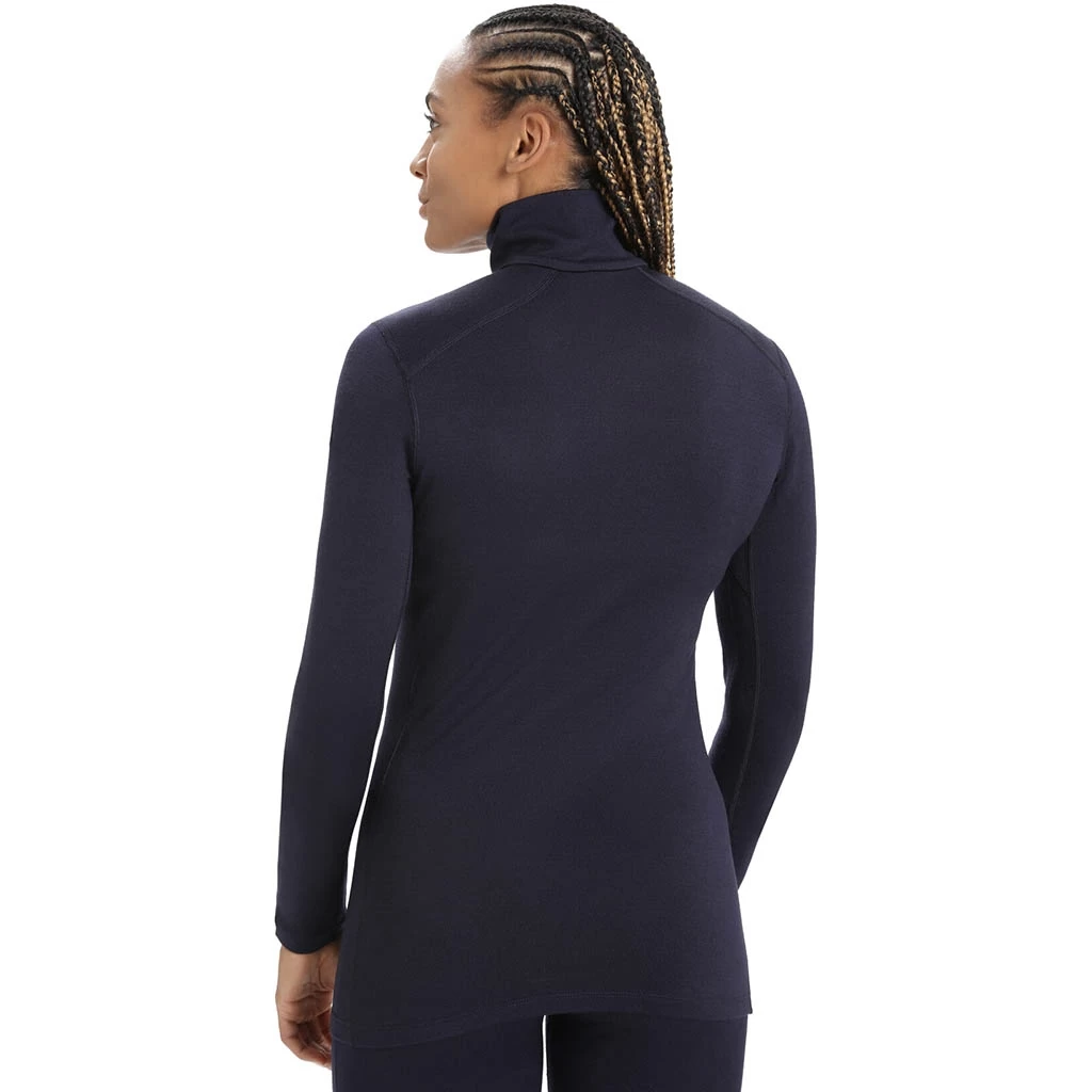Icebreaker 260 Tech Long Sleeve Half Zip Femme Bleu Marine â Image 2