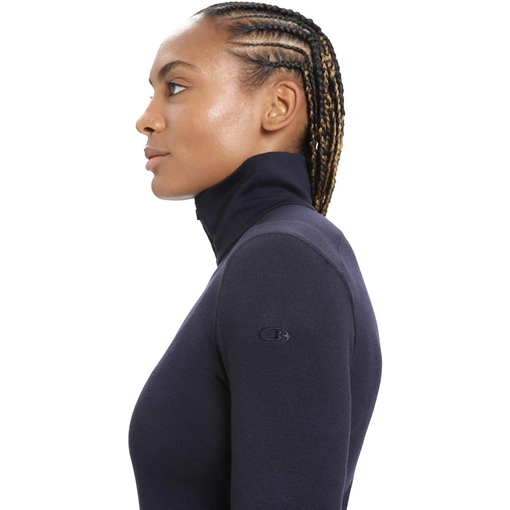 Icebreaker 260 Tech Long Sleeve Half Zip Femme Bleu Marine â Image 5