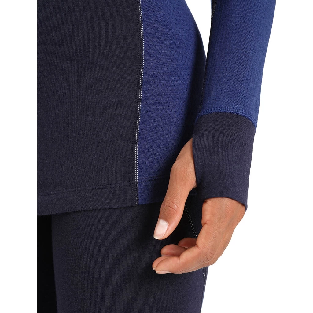 Icebreaker 260 Zone Long Sleeve Half Zip Femme Bleu Foncé – Image 8