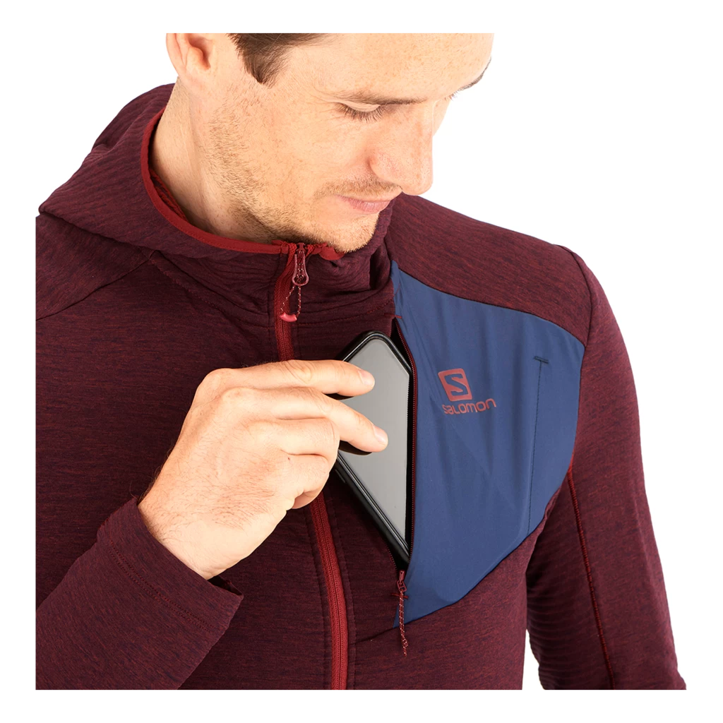 Salomon Outline Full Zip Hoodie Homme – Image 2