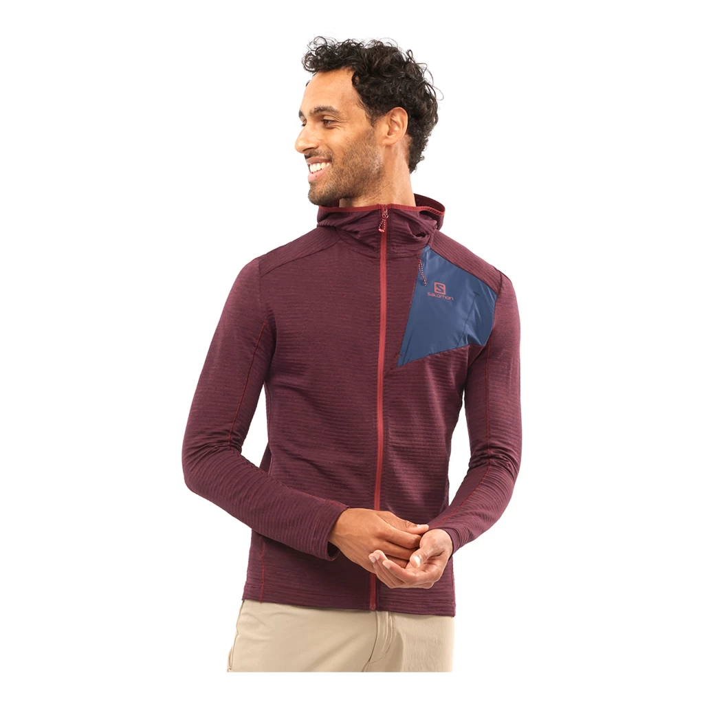 Salomon Outline Full Zip Hoodie Homme – Image 4