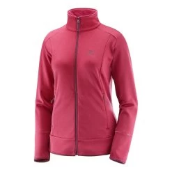 Salomon Discovery Full Zip Femme Framboise