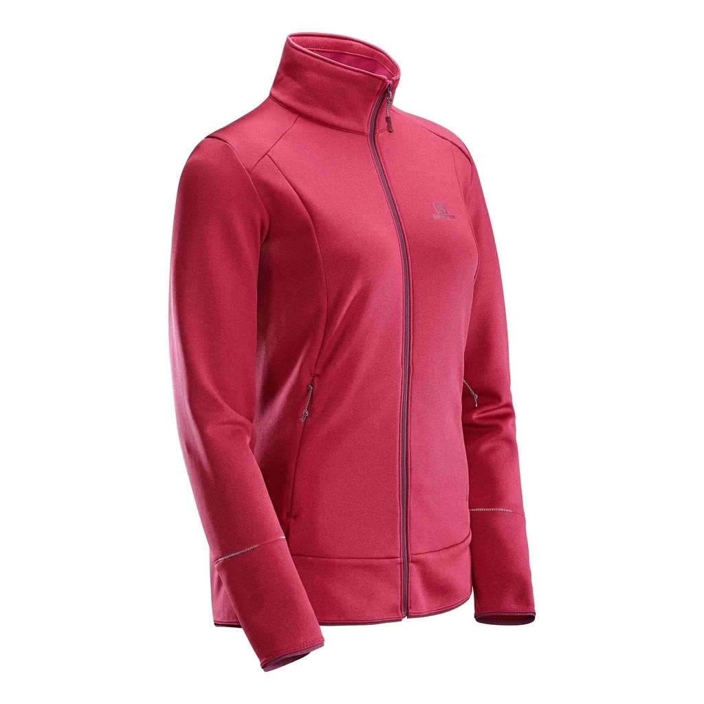 Salomon Discovery Full Zip Femme Framboise – Image 3