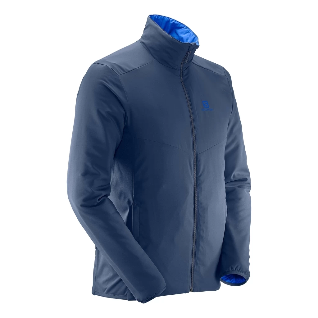 Salomon Drifter Mid Jacket Homme Bleu – Image 2