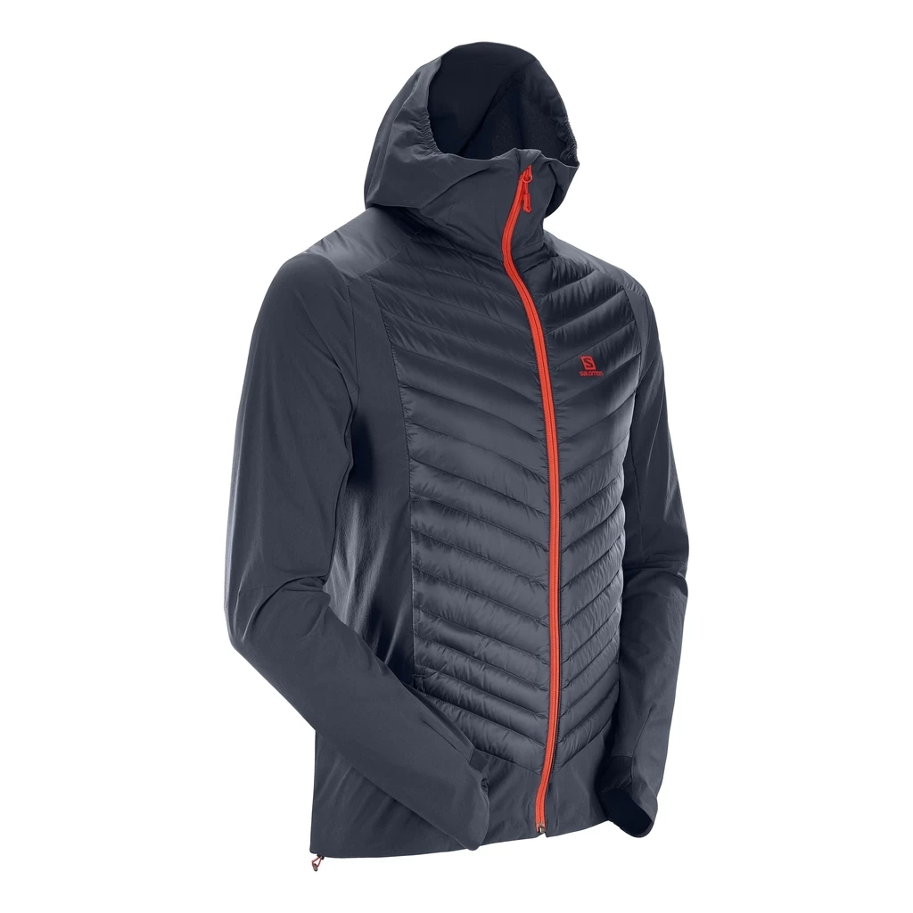 Salomon Halo Down Jacket Homme Rouge – Image 2