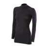 Falke Wool-Tech Zip Shirt Femme Noir
