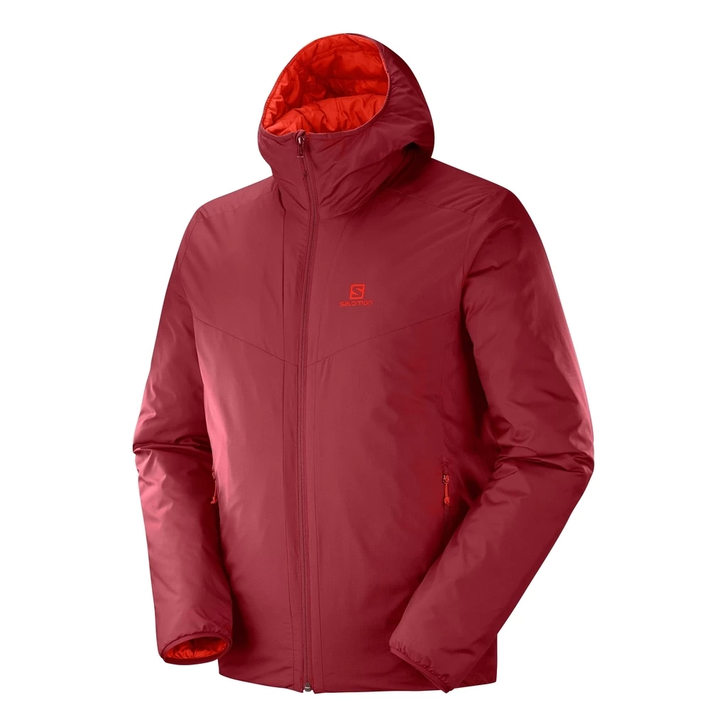 Salomon Drifter Loft Hoody Homme Orange – Image 2