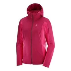 Salomon Drifter Mid Hoody Femme Rouge