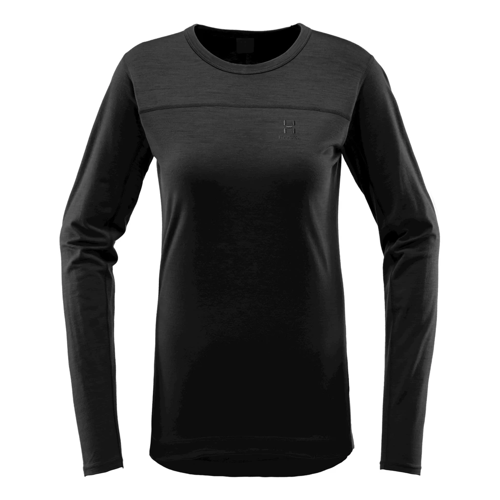Haglofs Actives Wool Roundneck Femme Noir