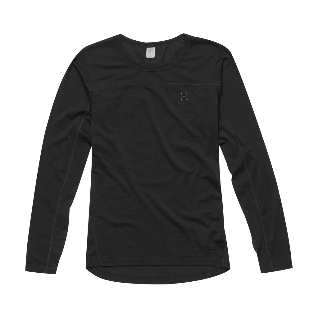 Haglofs Actives Wool Roundneck Femme Noir – Image 2