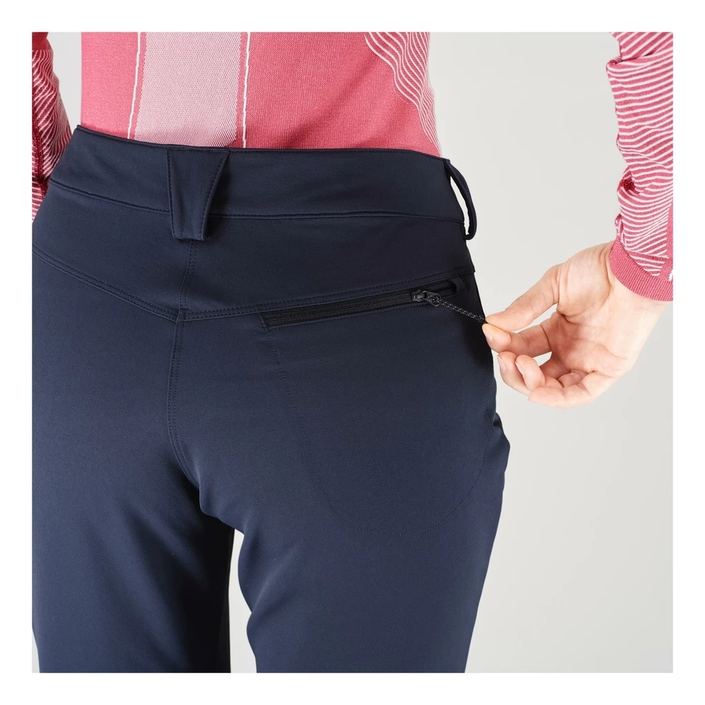 Salomon Wayfarer Straight Warm Pant Femme Bleu Marine â Image 2