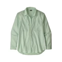 Patagonia Lightweight A/C Buttondown Femme Vert Pastel