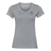Odlo Base Layer Top Crew Neck Short Sleeve Merino 130 Femme Gris Clair