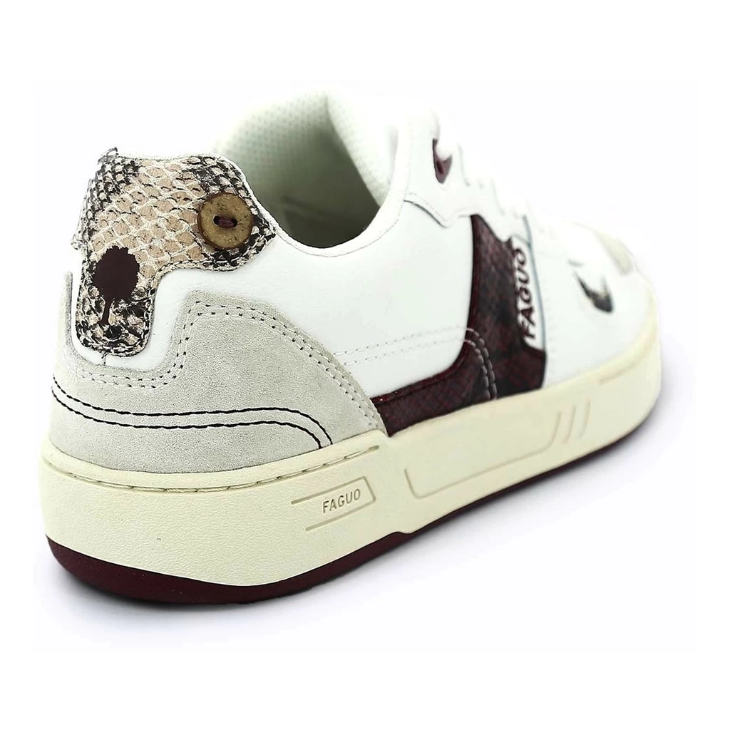 Faguo Ceiba Leather Suede Femme Blanc – Image 3