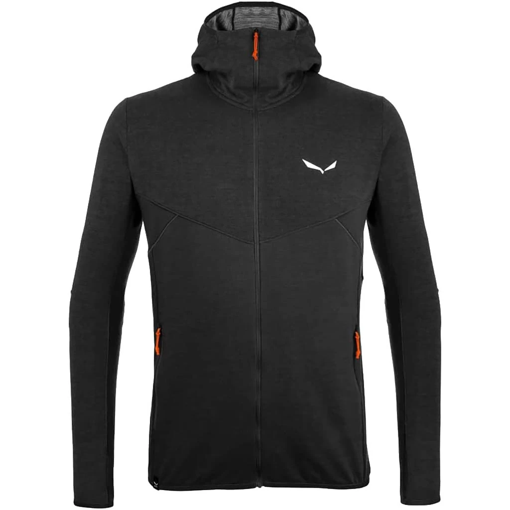 Salewa Light Micro Polarlite Full Zip Hoodie Homme Noir
