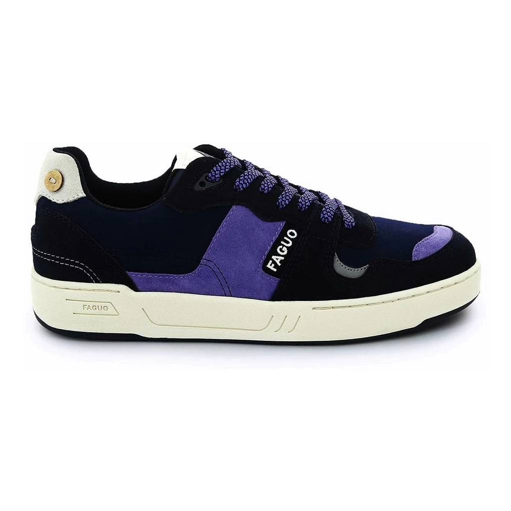 Faguo Ceiba Syn Woven Suede Homme Bleu Foncé