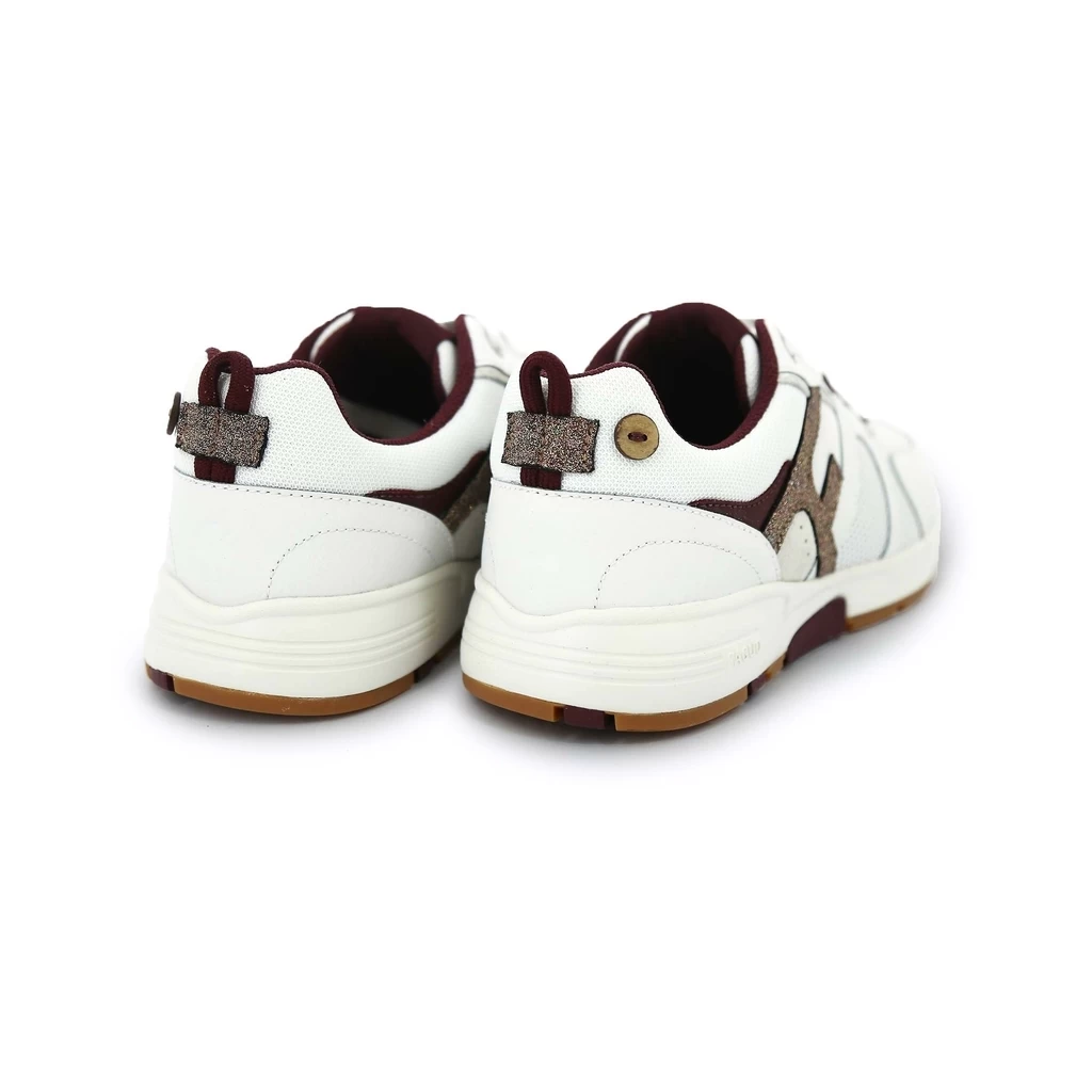 Faguo Willow Syn Woven Leath Femme Blanc – Image 3