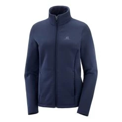 Salomon Radiant Full Zip Femme Bleu Nuit