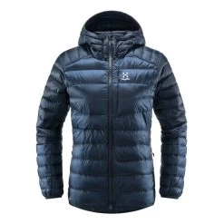 Haglofs Roc Down Hood Femme Bleu Foncé