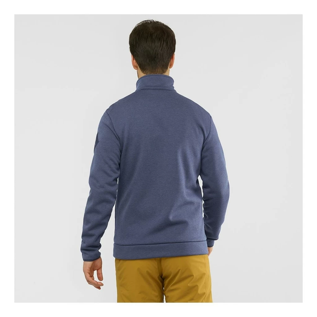 Salomon Snowshelter Fleece Jacket Homme Bleu – Image 3