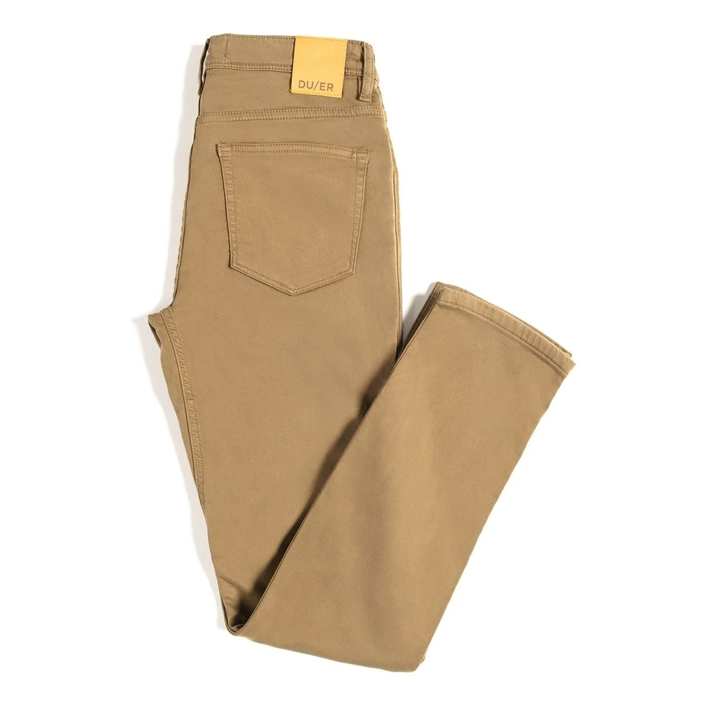 Duer No Sweat Slim Straight Femme Beige â Image 3