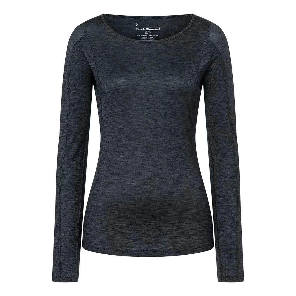 Black Diamond Long Sleeve Rhythm T-Shirt Femme Noir