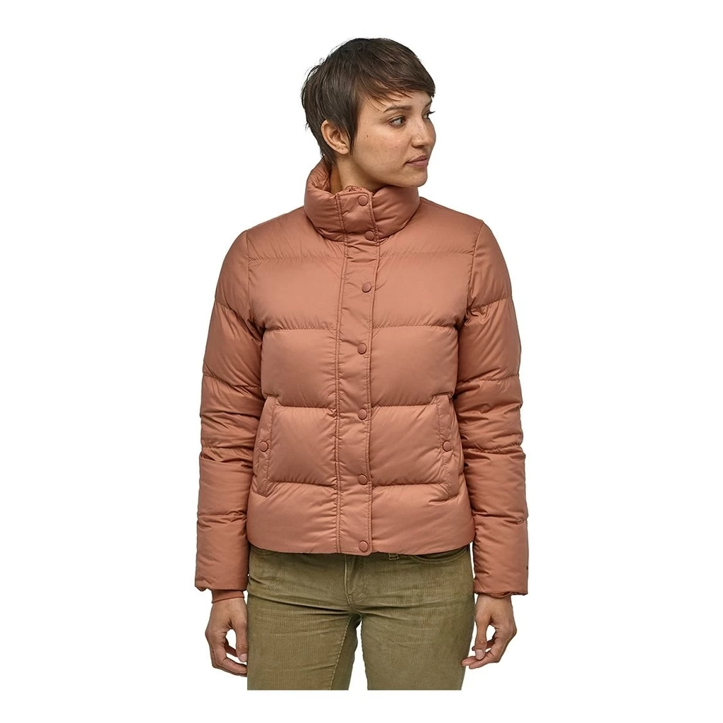 Patagonia Silent Down Jacket Femme Rose – Image 4