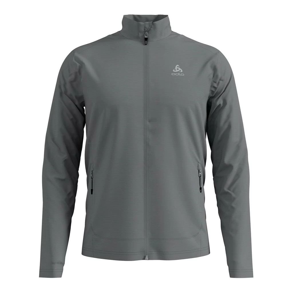 Odlo Midlayer Full Zip Blaze Ceramiwarm Element Homme Gris