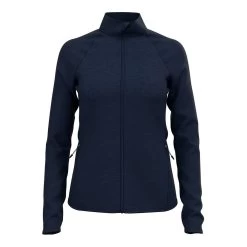 Odlo Midlayer Full Zip Corviglia Kinship Em Femme Bleu Nuit