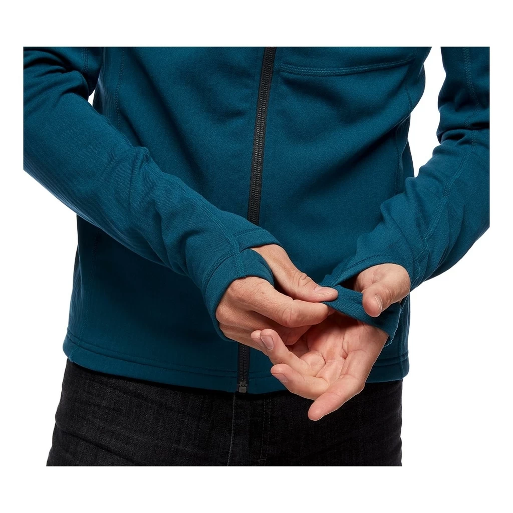 Black Diamond Coefficient Fleece Hoodie Homme Bleu – Image 2