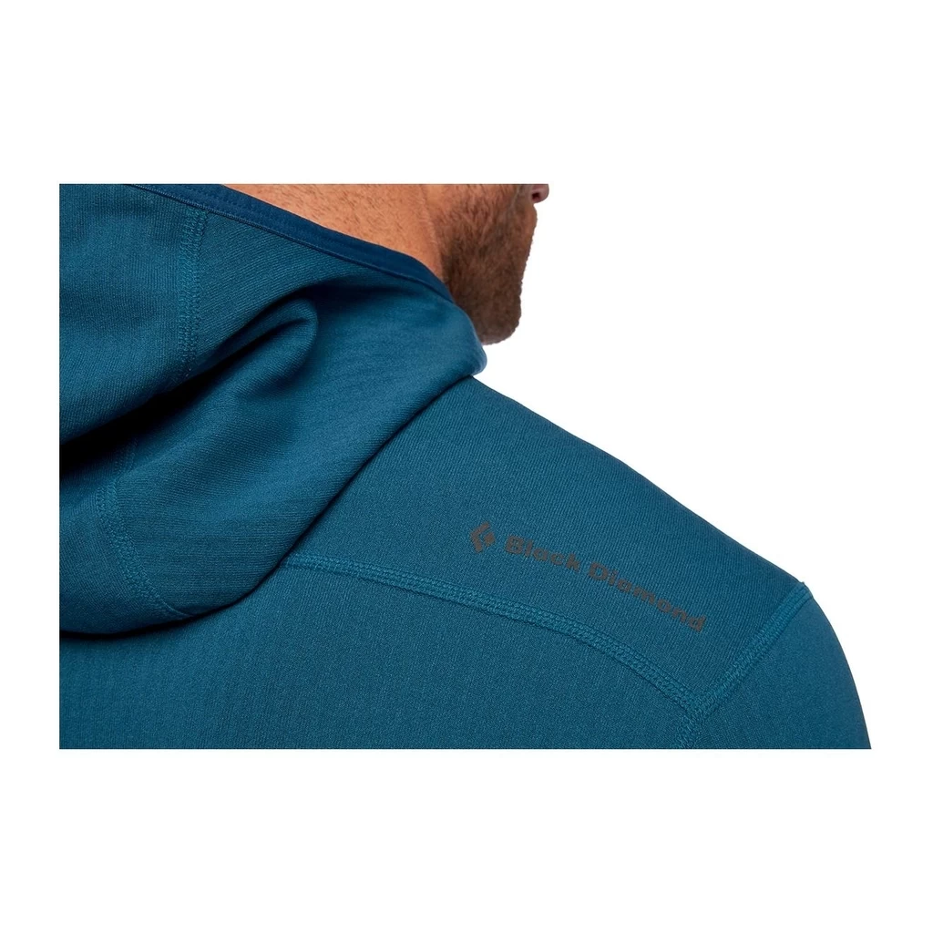 Black Diamond Coefficient Fleece Hoodie Homme Bleu – Image 9