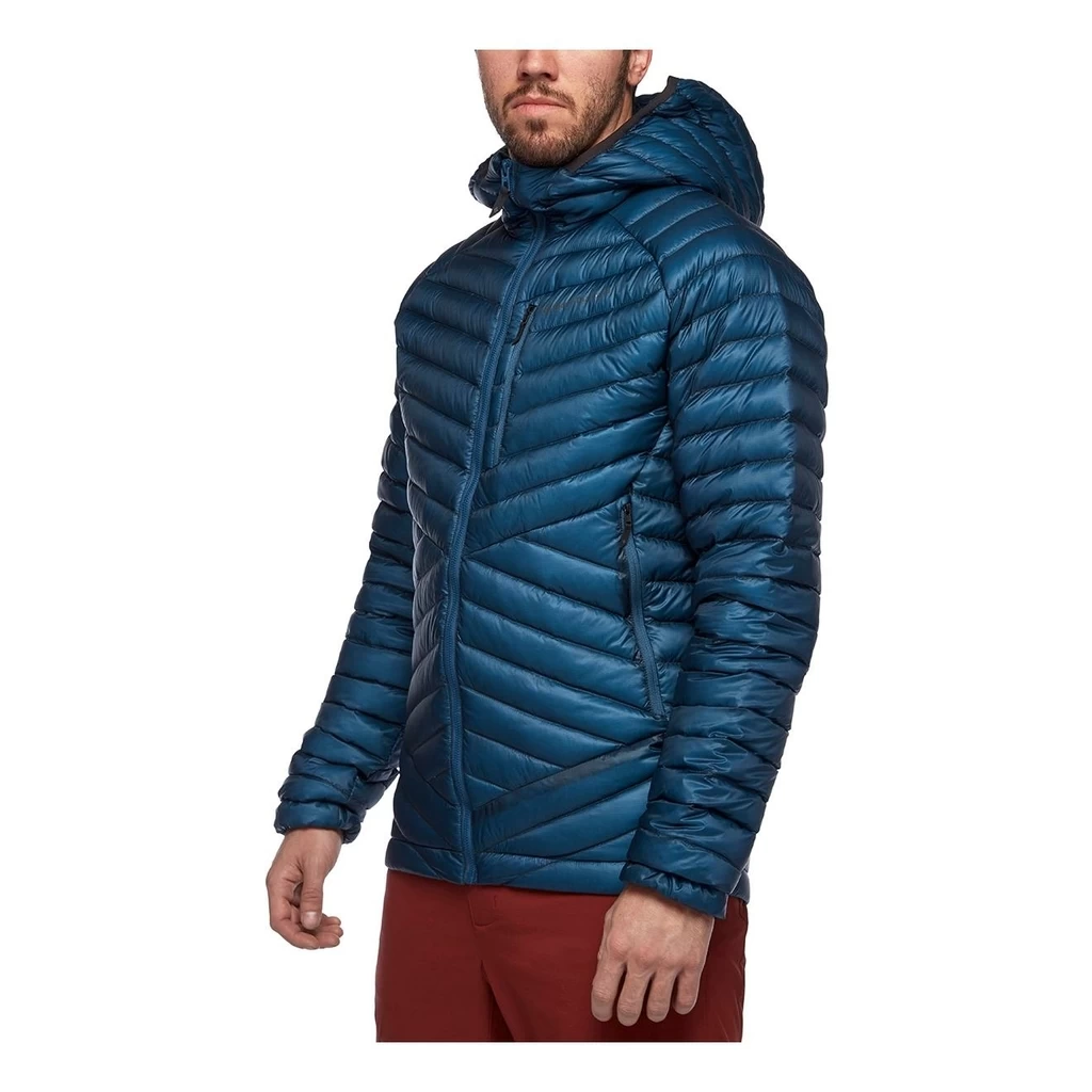 Black Diamond Approach Down Hoodie Homme Bleu – Image 3