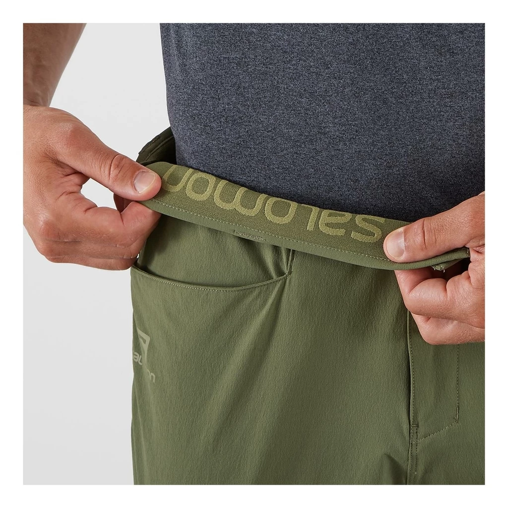Salomon Wayfarer Tapered Pant Homme Kaki – Image 6