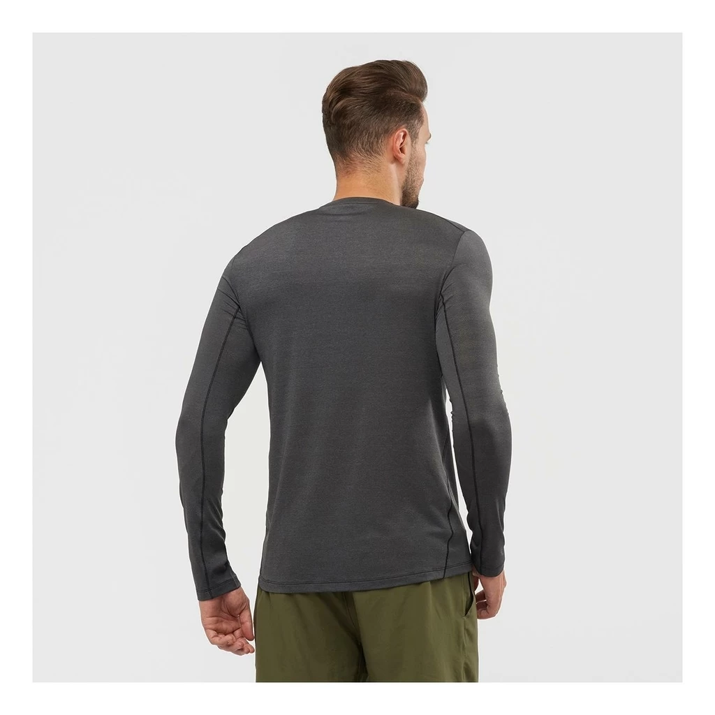 Salomon XA Long Sleeve T-Shirt Homme Gris – Image 2