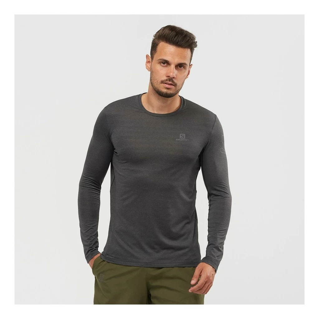Salomon XA Long Sleeve T-Shirt Homme Gris – Image 4