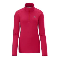 Salomon Discovery Hooded Midlayer Femme Rouge