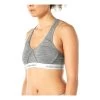 Icebreaker Sprite Racerback Bra Femme Gris Clair